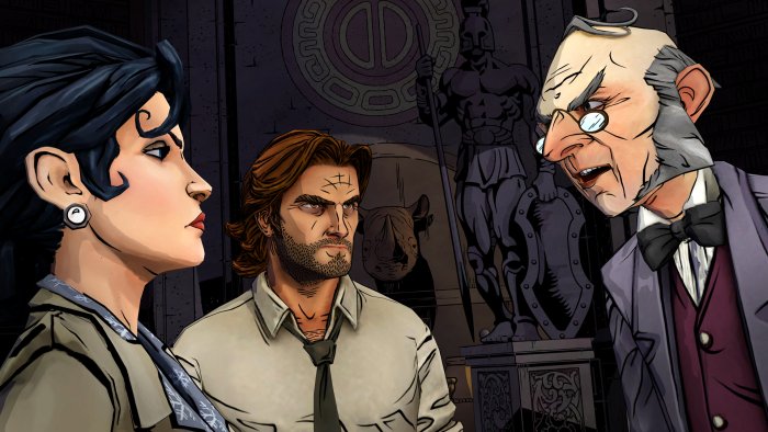 Bigby Wolf and Snow White from The Wolf Among Us