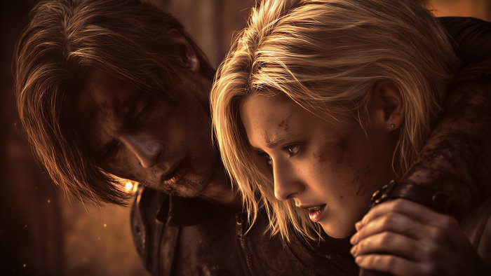 Leon S. Kennedy and Ashley Graham from Resident Evil 4
