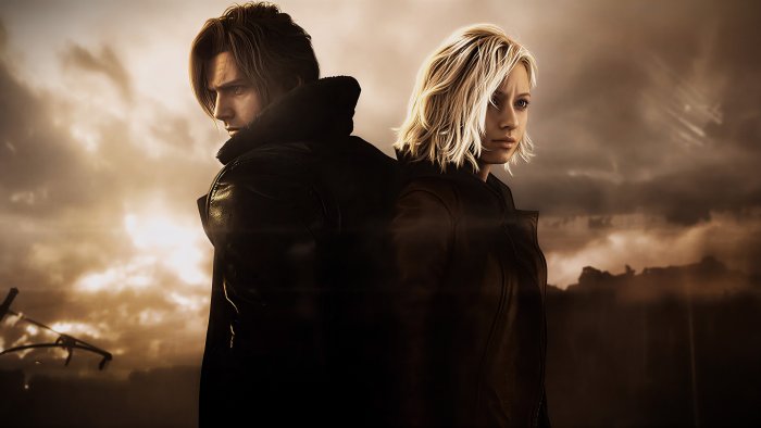 Leon S. Kennedy and Ashley Graham in Resident Evil 4