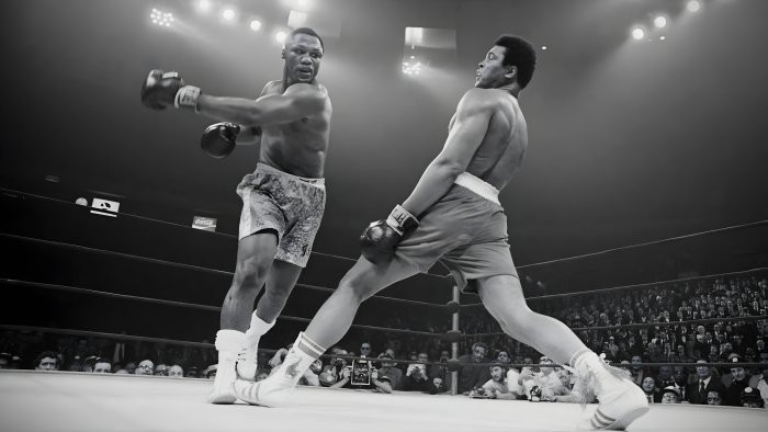 Muhammad Ali and Joe Frazier Boxing Match