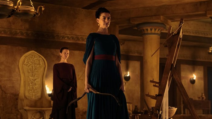 Juliette Binoche as Penelope in The Odyssey