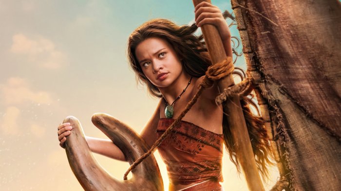 Catherine Laga'aia as Moana in Live-Action Moana