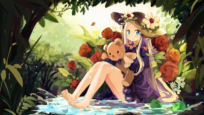 Abigail Williams from Fate Grand Order with Teddy Bear