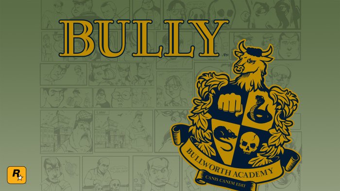 Bully Video Game Logo and Bullworth Academy Crest