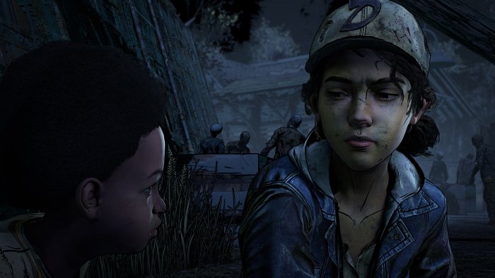 Clementine and AJ in The Walking Dead The Final Season