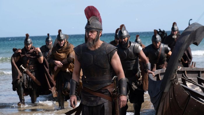 Odysseus and Greek Soldiers in The Odyssey