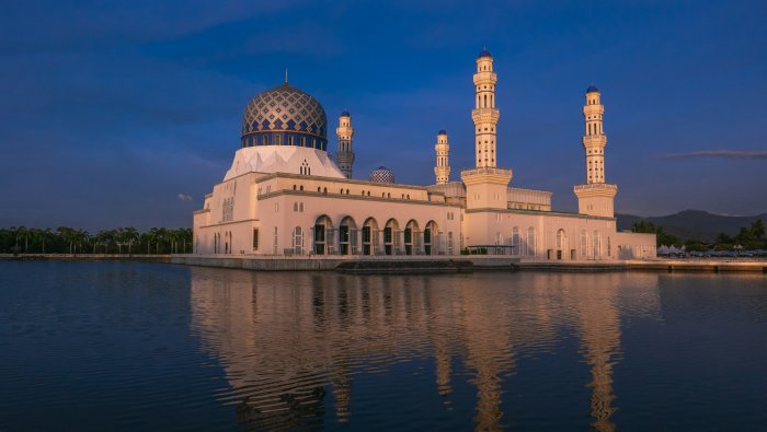 Kota Kinabalu City Mosque at Sunset