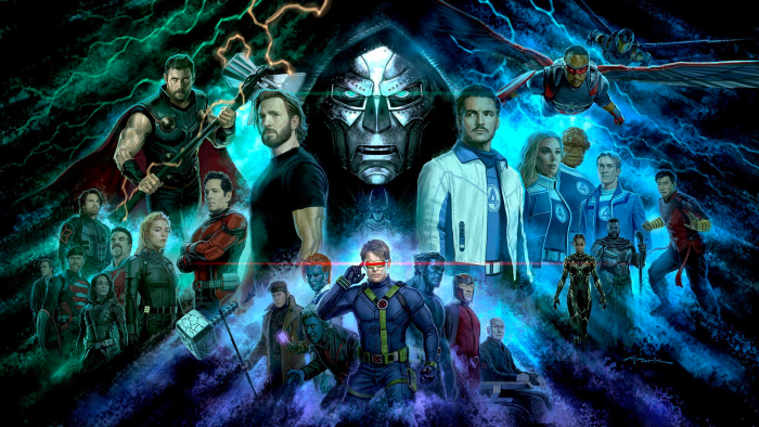 Doctor Doom, Avengers, Fantastic Four, and X-Men Marvel Art