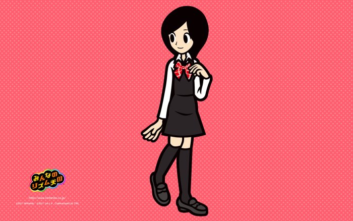 Tap Trial Girl from Rhythm Heaven Fever