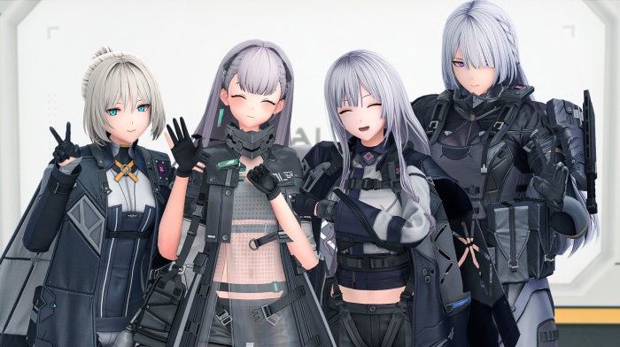 Squad DEFY Characters from Girls' Frontline