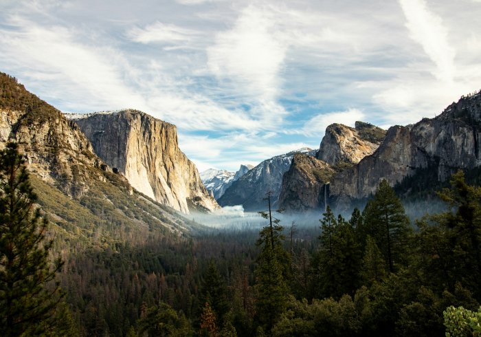 Yosemite Valley Tunnel View with El Capitan