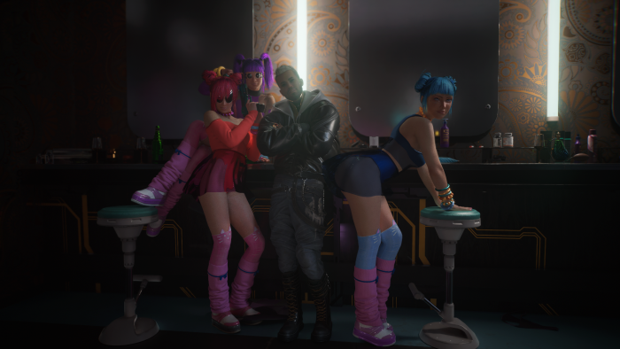 Kerry Eurodyne and Us Cracks in Cyberpunk 2077