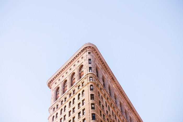 Low Angle View of the Flatiron Building