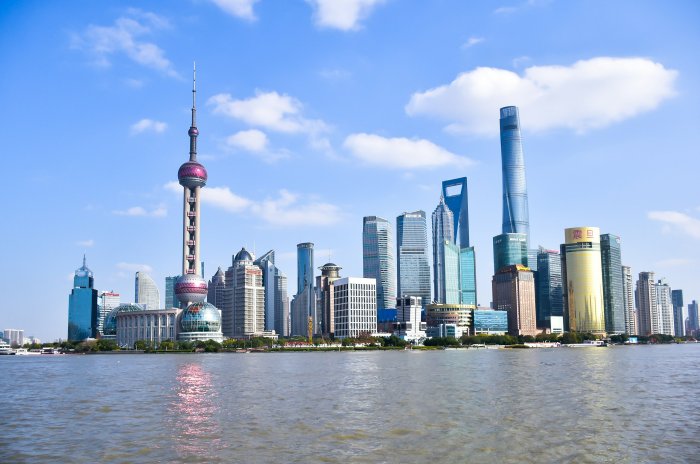 Shanghai Skyline with Oriental Pearl Tower