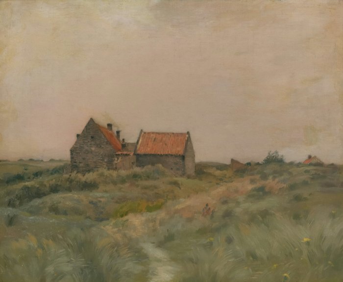 October Day Painting by Jean Charles Cazin