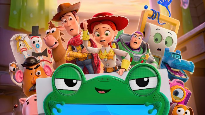 Woody, Jessie, and Buzz Lightyear in Toy Story 5