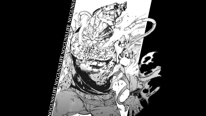 Juzo Inui from No Guns Life Manga Illustration
