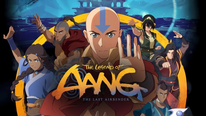 Aang and the Gaang in The Legend of Aang