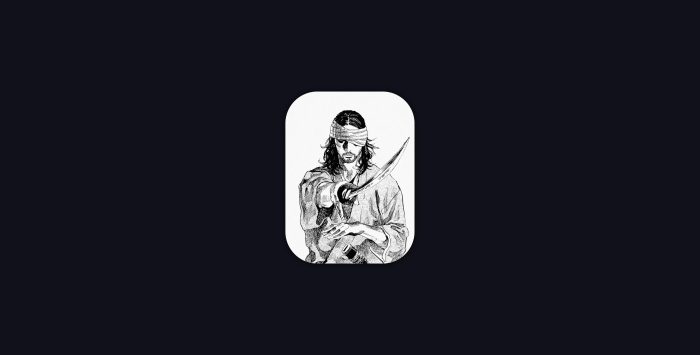 Miyamoto Musashi from Vagabond Manga Illustration