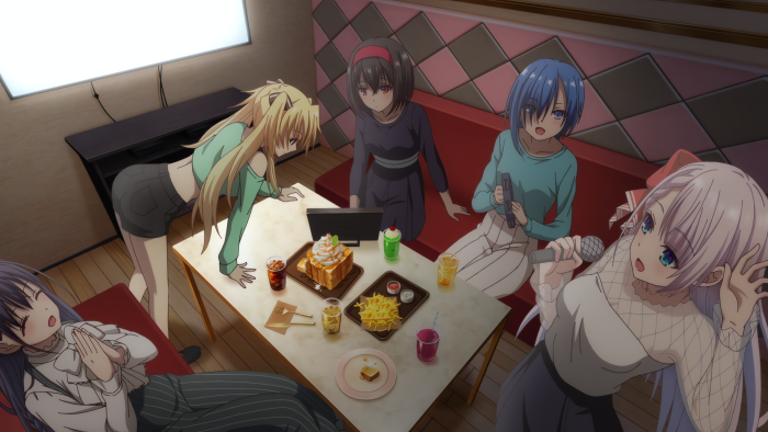 Liar Liar Anime Characters in a Karaoke Room