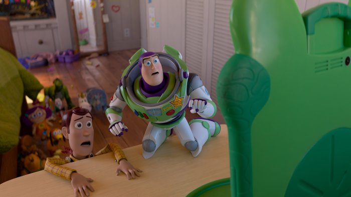 Woody and Buzz Lightyear in Toy Story 5