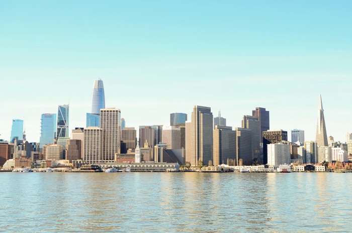 San Francisco Skyline Across the Bay