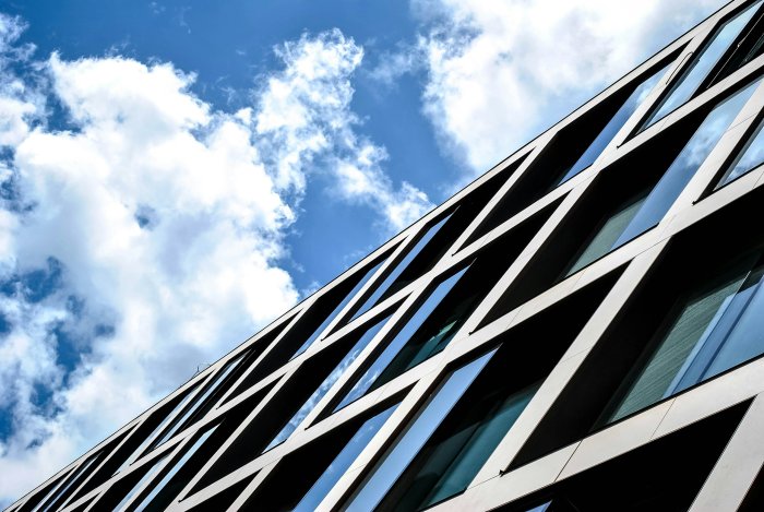 Modern Office Building Facade in Munich