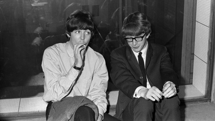 Paul McCartney and Peter Asher