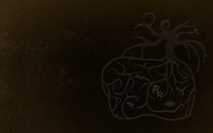 Rockstar Games Logo and Tree Roots Journal Sketch