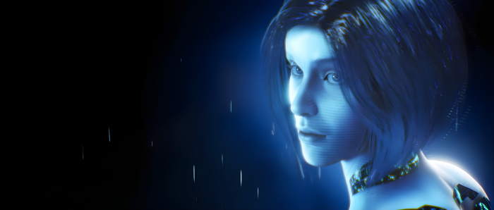 Cortana Hologram from Halo Video Game Franchise