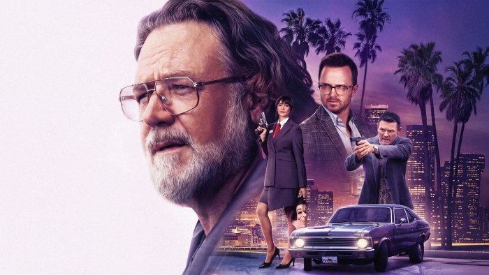 Russell Crowe and Aaron Paul in The Get Out
