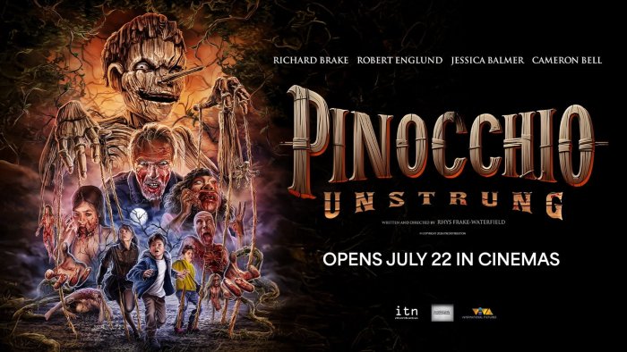 Movie poster for Pinocchio Unstrung horror film
