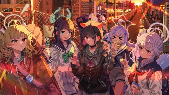 After-School Sweets Club and Reisa from Blue Archive