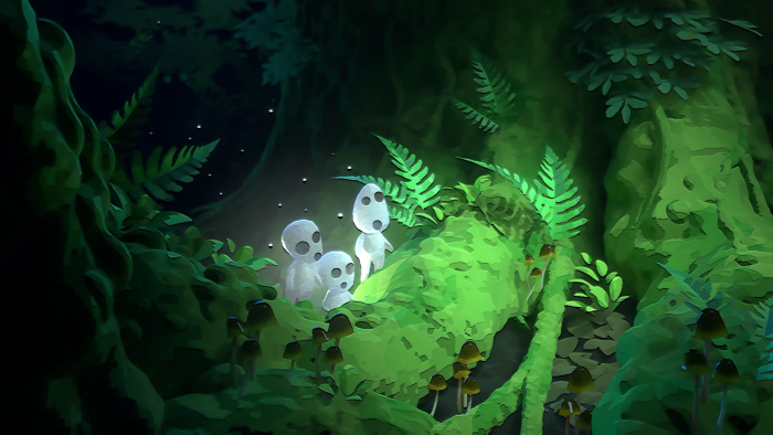 Kodama Forest Spirits from Princess Mononoke