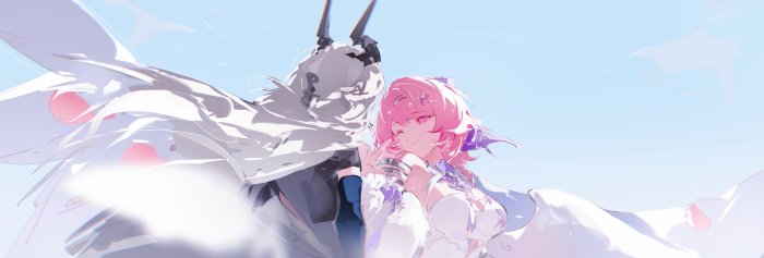 Elysia and Kevin from Honkai Impact 3rd