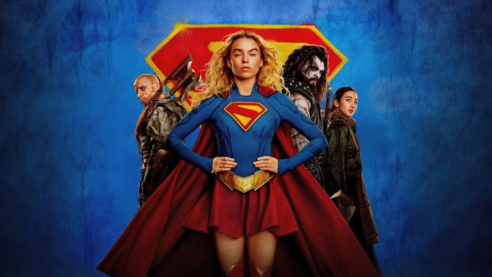 Supergirl, Lobo, and companions in DCU Supergirl movie