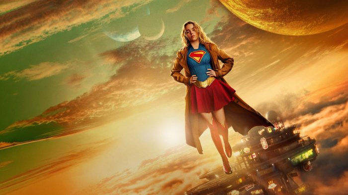 Milly Alcock as Supergirl in Supergirl: Woman of Tomorrow