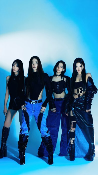 K-pop Group aespa Members Giselle Karina Winter and Ningning