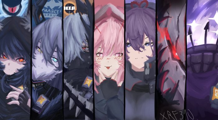 Zenless Zone Zero Characters Split Panel Fan Art