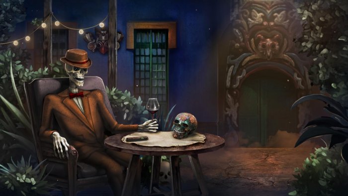 Skeleton in a suit from BONEREADER
