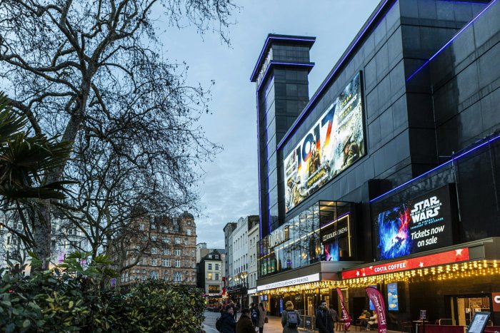 Odeon Luxe Cinema in Leicester Square London