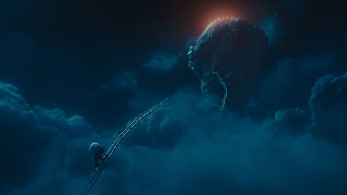 Climbing to a floating island in The Magic Faraway Tree