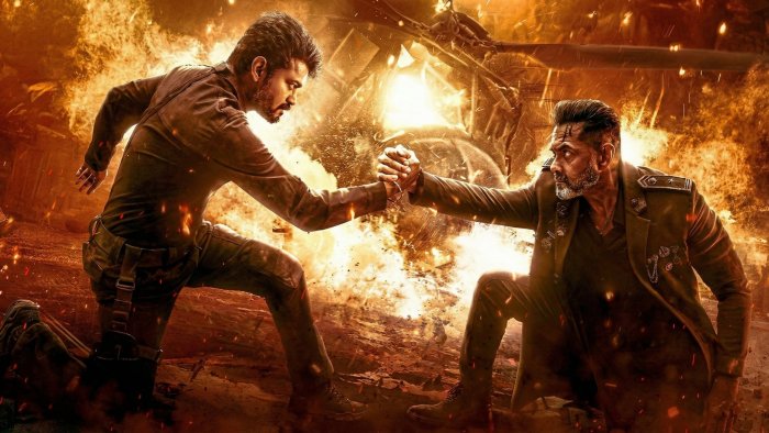 Vijay and Mohan in The Greatest of All Time