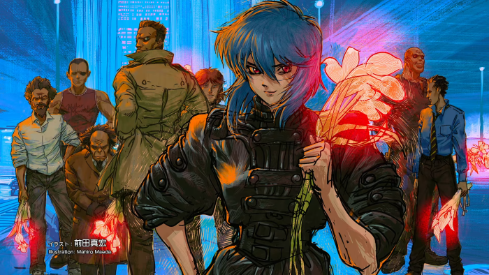 Motoko Kusanagi and Section 9 from Ghost in the Shell
