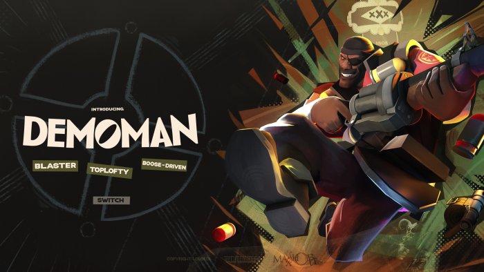 Introducing Demoman from Team Fortress 2