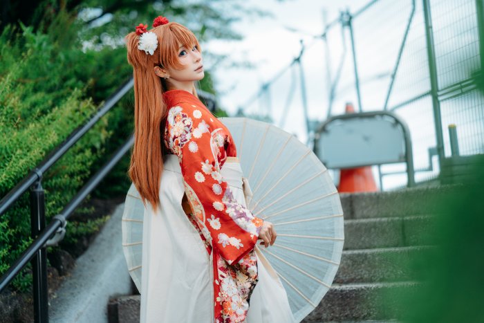 Asuka Langley Soryu Cosplay from Neon Genesis Evangelion