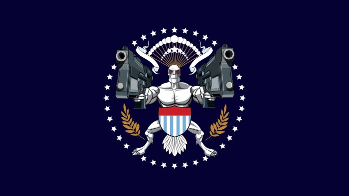 Killface Presidential Seal from Frisky Dingo