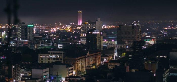 Cebu City Skyline at Night