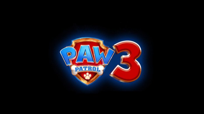 PAW Patrol 3 Movie Logo