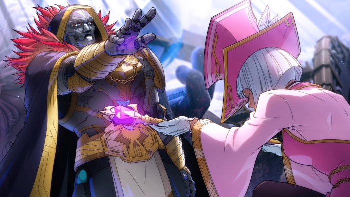 Doctor Doom and Gwenpool in Marvel Rivals